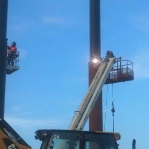 High Rise Sign Installation