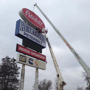 High Rise Sign - Peterbilt