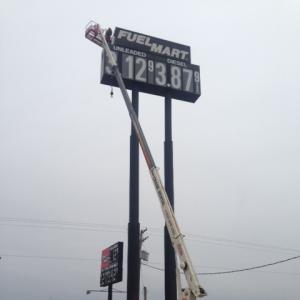 Fuel Mart High Rise Sign